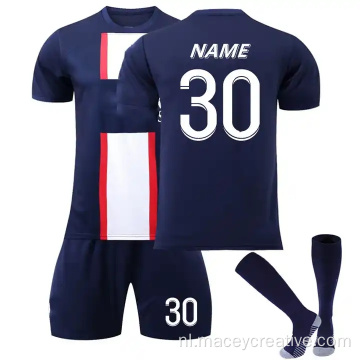 Heren voetbal shirt trainingsteam korte mouwen uniform